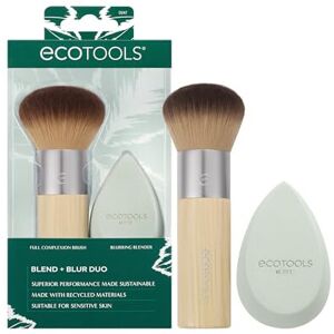 EcoTools Blend + Blur Brush & Sponge Duo, Liquid/Cream EcoTools Blend + Blur Brush & Sponge Duo, Liquid/Cream