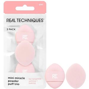 Real Techniques Mini Miracle Powder Puff Trio, Setting & Baking Real Techniques Mini Miracle Powder Puff Trio, Setting & Baking