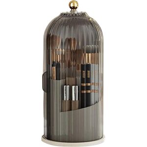 Unbranded (Black) Rotating Makeup Organiser, Dust and Waterproof Makeup Brush Holder, Make Unbranded (Black) Rotating Makeup Organiser, Dust and Waterproof Makeup Brush Holder, Make