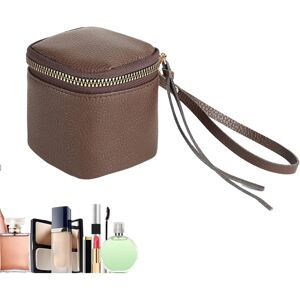 Unbranded Waterproof Cosmetic Bag, Travel Double Bag, Portable Cosmetic Bag, PU Leather Be Unbranded Waterproof Cosmetic Bag, Travel Double Bag, Portable Cosmetic Bag, PU Leather Be