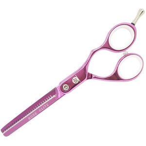 5.5-Inch Jaguar Hairdressing Scissor Sharp Thinner Offset Scissors - Rose Glitz 5.5-Inch Jaguar Hairdressing Scissor Sharp Thinner Offset Scissors - Rose Glitz