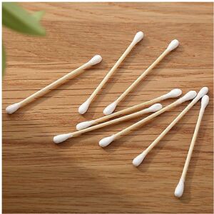 Unbranded (As show, One size) 400 Pcs Count Cotton Swabs with Wooden Handles Cotton Tipped Unbranded (As show, One size) 400 Pcs Count Cotton Swabs with Wooden Handles Cotton Tipped