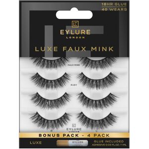 Eylure Luxe Faux Mink Ruby Eyelashes Multipack Eylure Luxe Faux Mink Ruby Eyelashes Multipack