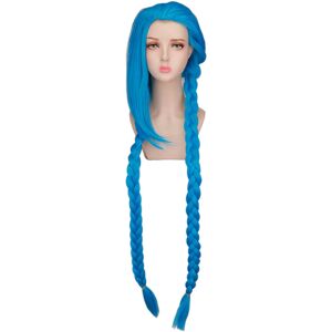 Unbranded Legends League Of Jinx Long Braid Hair Wig For Cosplay And Costume Parties Unbranded Legends League Of Jinx Long Braid Hair Wig For Cosplay And Costume Parties