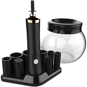 Unbranded (Black, One size) Electric Makeup Brush Cleaner Automatic Spinning Makeup Brush Unbranded (Black, One size) Electric Makeup Brush Cleaner Automatic Spinning Makeup Brush