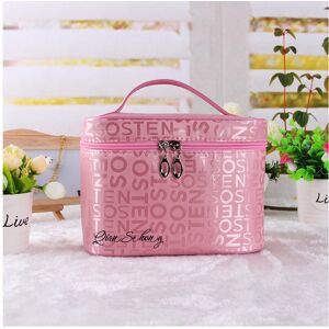 Unbranded (Pink) Capacity Large Makeup Bag Stylish Womens Travel Storage Box Toiletries Po Unbranded (Pink) Capacity Large Makeup Bag Stylish Womens Travel Storage Box Toiletries Po