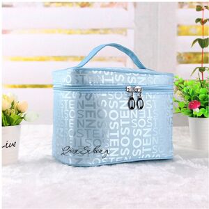 Unbranded (Blue) Capacity Large Makeup Bag Stylish Womens Travel Storage Box Toiletries Po Unbranded (Blue) Capacity Large Makeup Bag Stylish Womens Travel Storage Box Toiletries Po