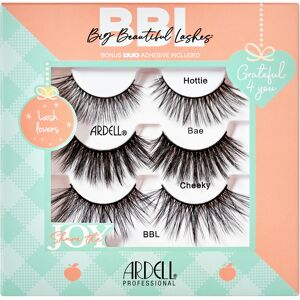 Ardell BBL Big Beautiful lashes Holiday 3-pair Gift Set BBL Hottie BBL Bae and B Ardell BBL Big Beautiful lashes Holiday 3-pair Gift Set BBL Hottie BBL Bae and B
