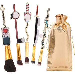 Unbranded 5pcs Japanese Anime Makeup Brush Set Cosmetic Unbranded 5pcs Japanese Anime Makeup Brush Set Cosmetic