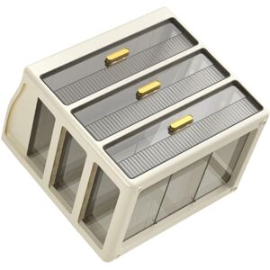 Unbranded 3-Tier Multi-Layer Cosmetic Organiser with Elegant Storage Box for Makeup, Skinc Unbranded 3-Tier Multi-Layer Cosmetic Organiser with Elegant Storage Box for Makeup, Skinc