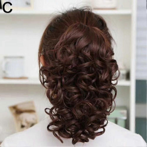 Unbranded Curly Ponytail Wigs Claw Clip Fashion Thick Fluffy Hair Wig Multiple Color Unbranded Curly Ponytail Wigs Claw Clip Fashion Thick Fluffy Hair Wig Multiple Color