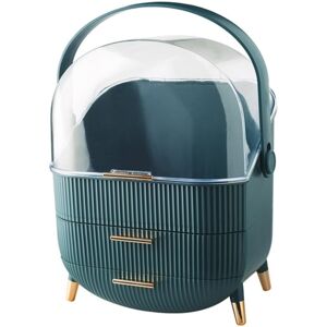 Unbranded Makeup Organizer For Vanity With Lid And Drawers, Clear Acrylic Skincare Storage Unbranded Makeup Organizer For Vanity With Lid And Drawers, Clear Acrylic Skincare Storage