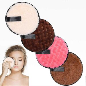 Unbranded Set of 4 washable cotton makeup remover pads, washable and reusable sponges Unbranded Set of 4 washable cotton makeup remover pads, washable and reusable sponges