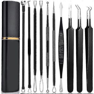 Unbranded 10Pcs Pimple Removal Tool Kit Professional Comedone Acne Extractor Unbranded 10Pcs Pimple Removal Tool Kit Professional Comedone Acne Extractor