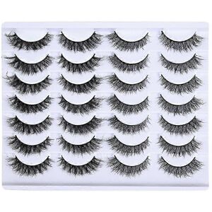 Unbranded FQ02 14 Pairs 3D Natural Soft False Eyelashes Thin Natural Lashes Unbranded FQ02 14 Pairs 3D Natural Soft False Eyelashes Thin Natural Lashes