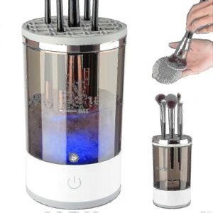 Unbranded Electric Makeup Brush Cleaner, Makeup Brush Cleaning Machine with Cleaning Mat, Unbranded Electric Makeup Brush Cleaner, Makeup Brush Cleaning Machine with Cleaning Mat,