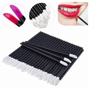 Unbranded Pack of 50 disposable lip brushes, eyeshadow and gloss applicators Unbranded Pack of 50 disposable lip brushes, eyeshadow and gloss applicators