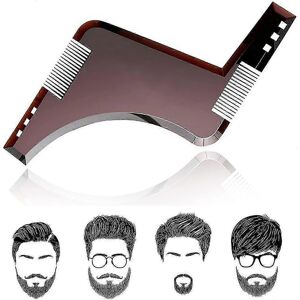 Unbranded Beard Stencil (Brown), Beard Shaping Guide with Comb, Beard Styling Tool, Symmet Unbranded Beard Stencil (Brown), Beard Shaping Guide with Comb, Beard Styling Tool, Symmet