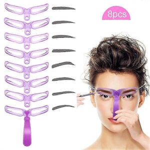 Unbranded Eyebrow Stencils Eyebrow Stencils Reusable Eyebrow Stencils 8 Styles Unbranded Eyebrow Stencils Eyebrow Stencils Reusable Eyebrow Stencils 8 Styles