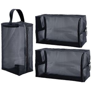 Unbranded Trendy Toiletry Bag Set of 3, Cosmetic Storage Pouch, Makeup Organizer Bag Unbranded Trendy Toiletry Bag Set of 3, Cosmetic Storage Pouch, Makeup Organizer Bag