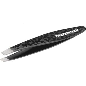 Tweezerman Mini tweezers slanted tip Black Leopard Tweezerman Mini tweezers slanted tip Black Leopard