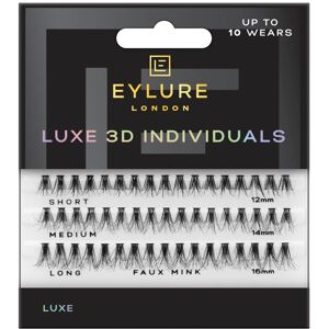 Eylure Luxe 3D Individuals Cluster False Lashes Short Medium & Long Eylure Luxe 3D Individuals Cluster False Lashes Short Medium & Long