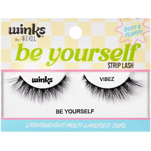 Ardell Winks Be Yourself Lashes - Vibez Style Bold & Expressive Black Strip Lash Ardell Winks Be Yourself Lashes - Vibez Style Bold & Expressive Black Strip Lash