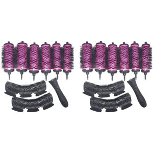 Unbranded 12pcs/set 3 Sizes Detachable Handle Hair Roller Brush with Positioning Clips Cer Unbranded 12pcs/set 3 Sizes Detachable Handle Hair Roller Brush with Positioning Clips Cer
