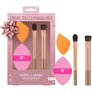 Real Techniques Matte & Merry Ultimate Blending Kit, 4 Piece Limited Edition Gif Real Techniques Matte & Merry Ultimate Blending Kit, 4 Piece Limited Edition Gif