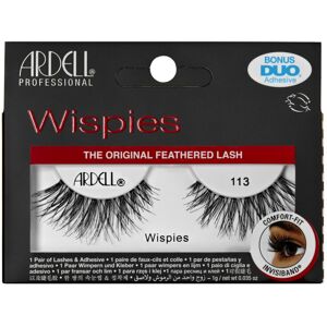 Ardell Wispies 113 False Eyelashes, Duo Adhesive Included, Medium Volume, Long L Ardell Wispies 113 False Eyelashes, Duo Adhesive Included, Medium Volume, Long L