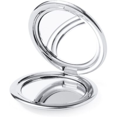 eBuyGB (Silver) Metallic Magnifying Double Sided Compact Mirror eBuyGB (Silver) Metallic Magnifying Double Sided Compact Mirror