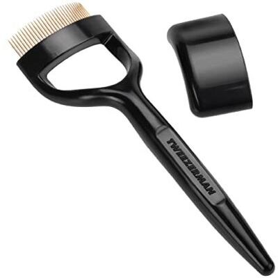 Tweezerman Curl 38 Lash Comb - Black - For Almond Eyes - Lash Type Tool Tweezerman Curl 38 Lash Comb - Black - For Almond Eyes - Lash Type Tool