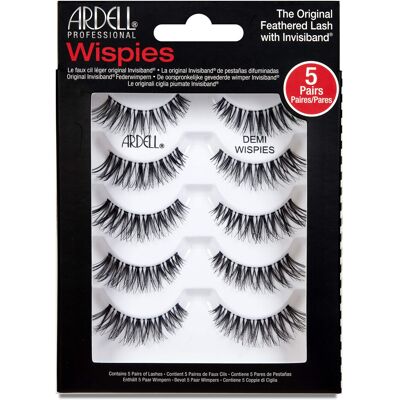 Ardell False Eyelashes Demi Wispies, 5 Pairs Multipack Natural-Looking Wispy Effect, Me Ardell False Eyelashes Demi Wispies, 5 Pairs Multipack Natural-Looking Wispy Effect, Me