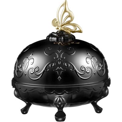 ANNA SUI Loose Face Powder Case Only - Refill Sold Separately, Black Vanity Case ANNA SUI Loose Face Powder Case Only - Refill Sold Separately, Black Vanity Case