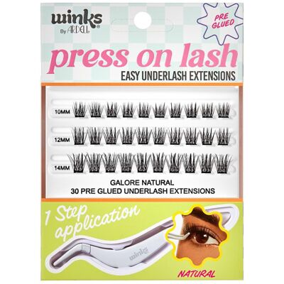 Ardell Winks Press On Pre-Glued Underlash Extensions - Natural Ardell Winks Press On Pre-Glued Underlash Extensions - Natural