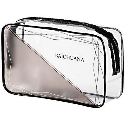 Kricely (As show, One size) Waterproof Makeup Storage Bag Travel Makeup Pouch Matte Cosm Kricely (As show, One size) Waterproof Makeup Storage Bag Travel Makeup Pouch Matte Cosm