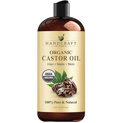 Gogerstar Handcraft Organic Castor Oil for Hair Growth, Eyelashes and Eyebrow,100% Pure an Gogerstar Handcraft Organic Castor Oil for Hair Growth, Eyelashes and Eyebrow,100% Pure an