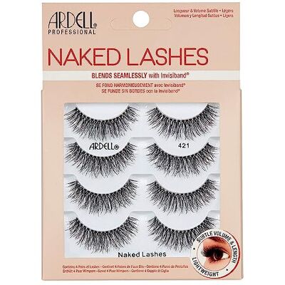 Ardell False Eyelashes Naked Lash 421 4 Pack Multipack Black Subtle Volume And L Ardell False Eyelashes Naked Lash 421 4 Pack Multipack Black Subtle Volume And L