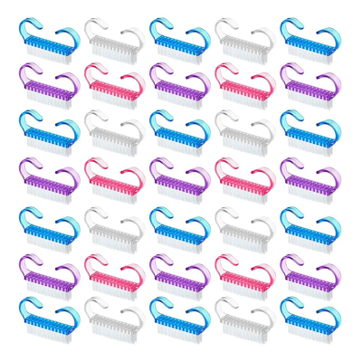 Saudism 200 Pcs Handle Grip Nail Brush Fingernail Scrub Cleaning Cleaner Brushes Scrubbe Saudism 200 Pcs Handle Grip Nail Brush Fingernail Scrub Cleaning Cleaner Brushes Scrubbe