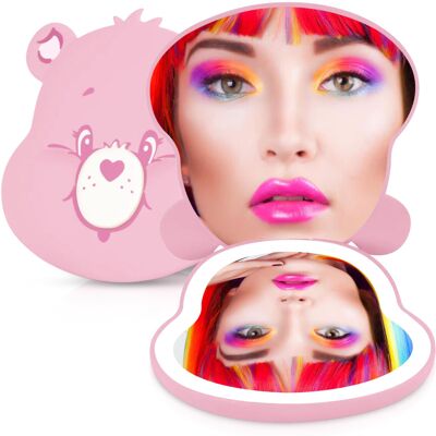 Impressions Vanity Care Bears Cheer Bear Beary Cute LED Compact Mirror for Purse Impressions Vanity Care Bears Cheer Bear Beary Cute LED Compact Mirror for Purse