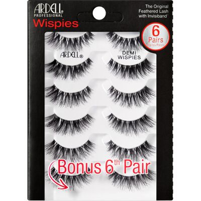 Ardell False Eyelashes Demi Wispies 6-Pair Multipack Natural-Looking Wispy E Ardell False Eyelashes Demi Wispies 6-Pair Multipack Natural-Looking Wispy E
