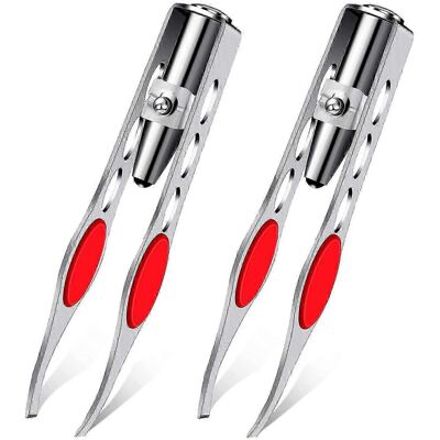Unbranded Pcs Tweezers with LED Light, Professional Stainless Steel Eyebrow Tweezers Eyebr Unbranded Pcs Tweezers with LED Light, Professional Stainless Steel Eyebrow Tweezers Eyebr