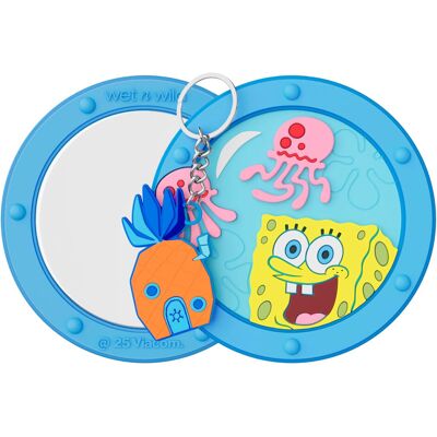 wet n wild Spongebob Collection Mirror & Keychain Set, Fun & Functional Unbreaka wet n wild Spongebob Collection Mirror & Keychain Set, Fun & Functional Unbreaka
