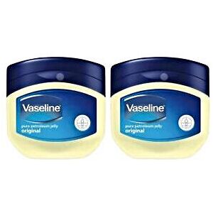 2 PCS VASELINE PURE PETROLEUM JELLY ORIGINAL 50ML DRY SKIN MOISTURISER PROTECTS 2 PCS VASELINE PURE PETROLEUM JELLY ORIGINAL 50ML DRY SKIN MOISTURISER PROTECTS