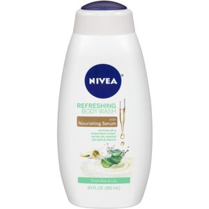 NIVEA Refreshing Fresh Aloe and Lily Body Wash - with Nourishing Serum - 20 fl. NIVEA Refreshing Fresh Aloe and Lily Body Wash - with Nourishing Serum - 20 fl.
