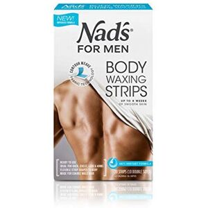 Nads Nad's For Men Body Wax Strips, Pack of 20 Nads Nad's For Men Body Wax Strips, Pack of 20