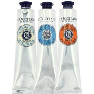 L'Occitane Hand & Foot Creams Set With Hand Scrub 3 x 75ml L'Occitane Hand & Foot Creams Set With Hand Scrub 3 x 75ml