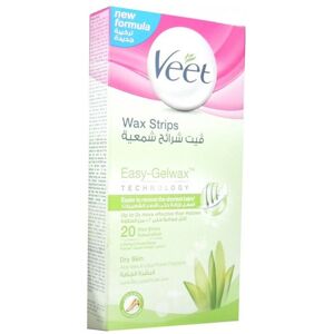 Veet Dry Skin Wax Strips 20's Smooth Hair Removal Solution for Dry Skin (20's) Veet Dry Skin Wax Strips 20's Smooth Hair Removal Solution for Dry Skin (20's)