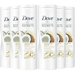 6 X Dove Restoring Ritual Body Lotion 250ml (Coconut Oil & Almond milk) 6 X Dove Restoring Ritual Body Lotion 250ml (Coconut Oil & Almond milk)
