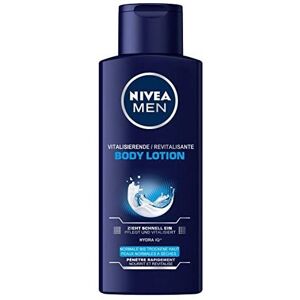 NIVEA Men Pack of 1 body lotion, 1 x 250 ml bottle, vitalising body lotion, abso NIVEA Men Pack of 1 body lotion, 1 x 250 ml bottle, vitalising body lotion, abso